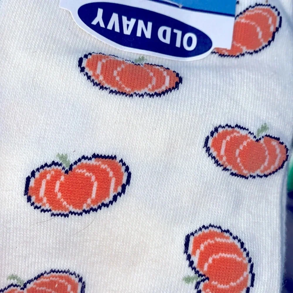 Old Navy pumpkin/fall socks